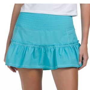 The Bubble Women's Lawley Light Blue Ruffle Skort Size XS NWT